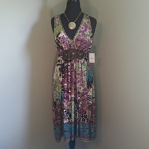 ICE sleeveless sun dress size Large